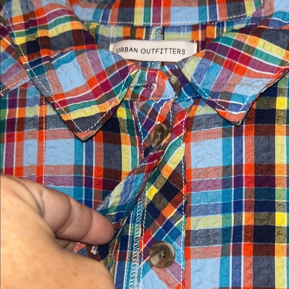 Urban Outfitters Multicolor Plaid Jumpsuit - Picture 4 of 6